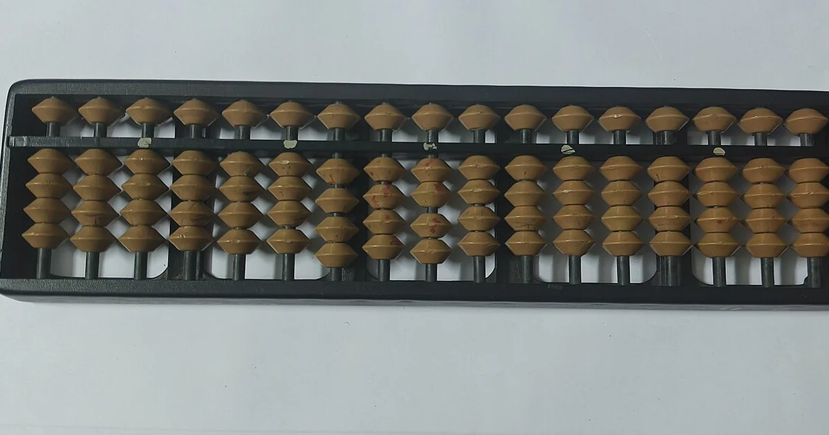 This is Abacus kit which is used for calculation